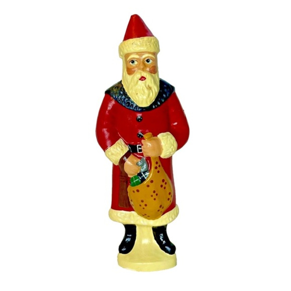 1996  No. 1 9 1/2 Inch D. Poqatchnik Father Christmas n Sack For‎ Holcraft Co.